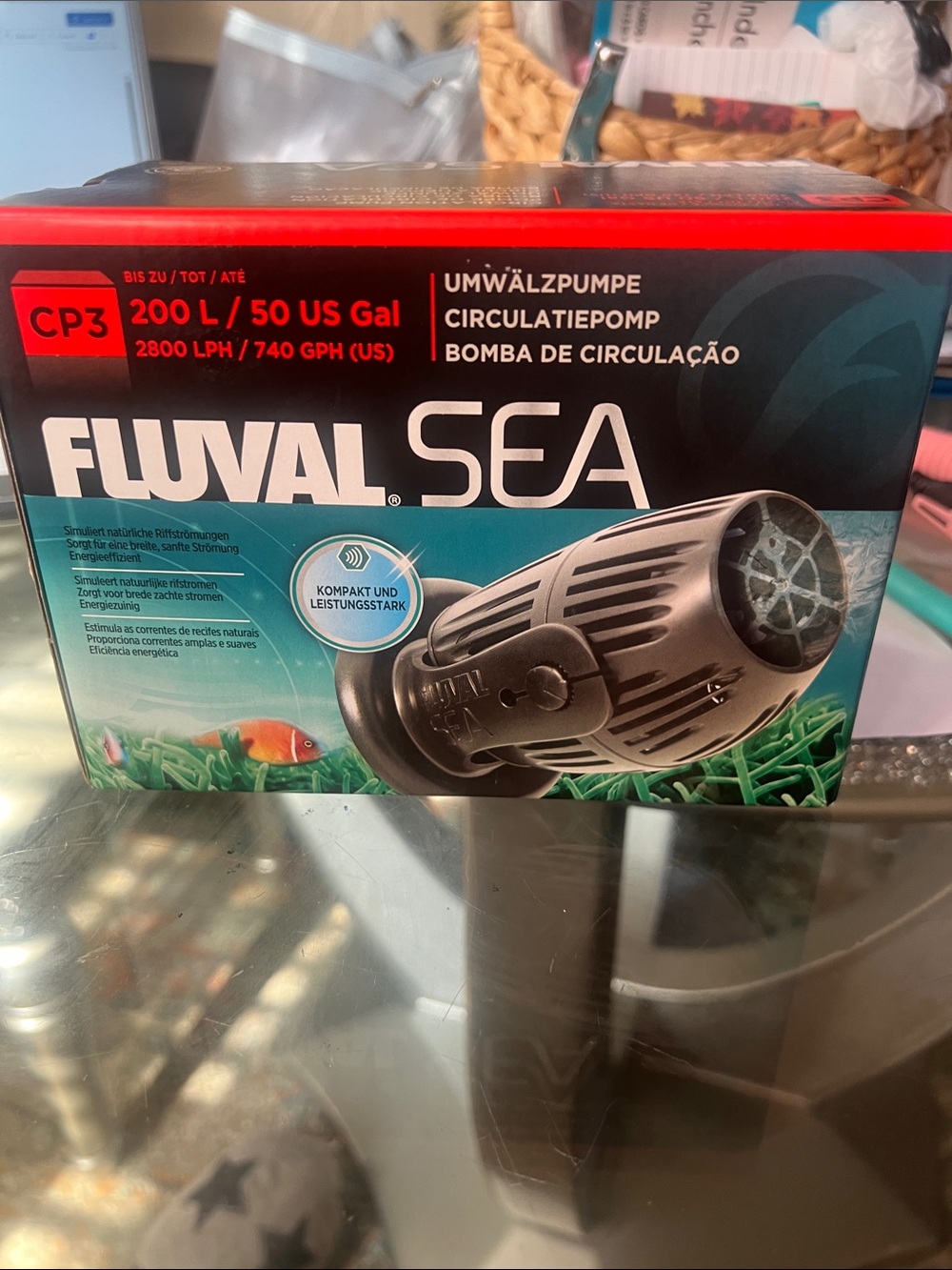 Fluval SEA CP3 Circulation Pump — Black and Red Packaging